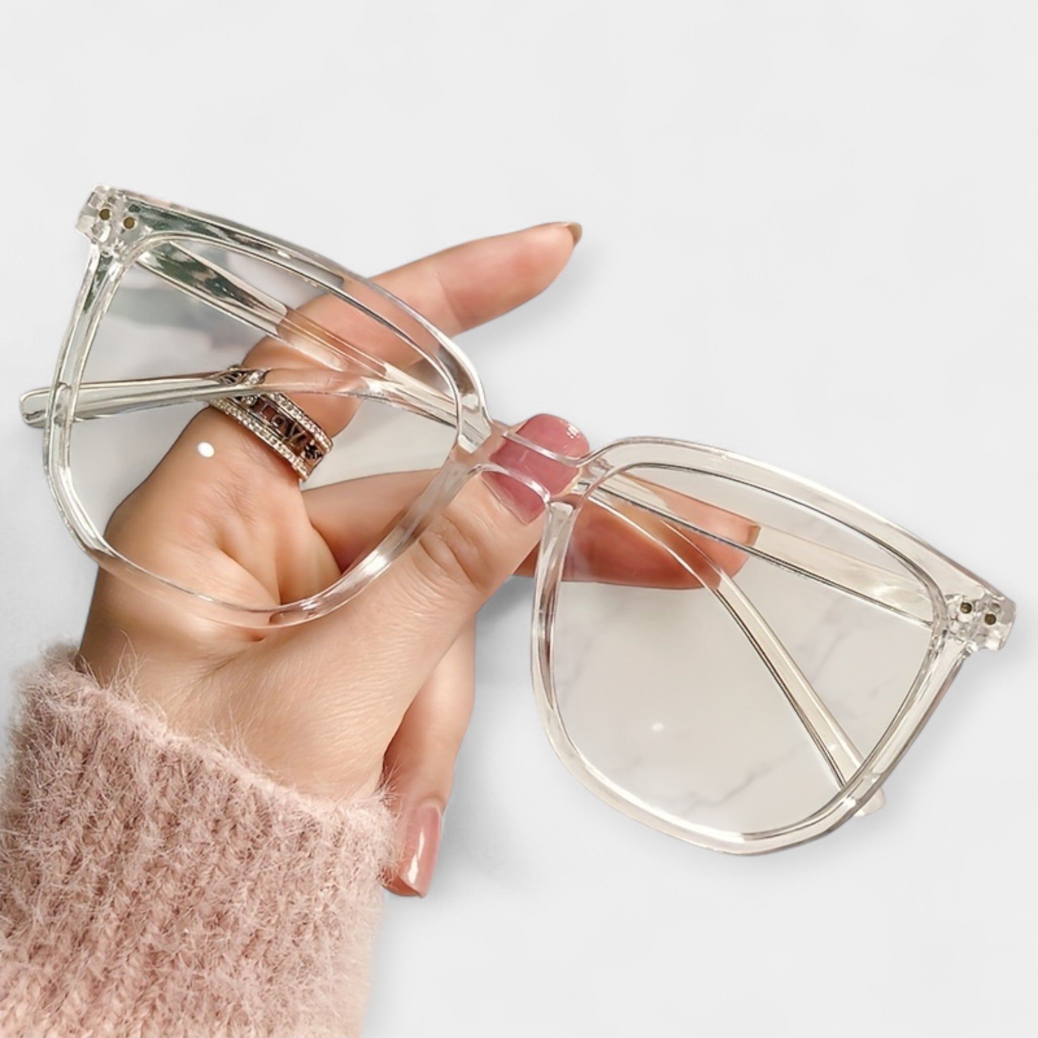 Kvadratna očala z zaščito pred modro svetlobo