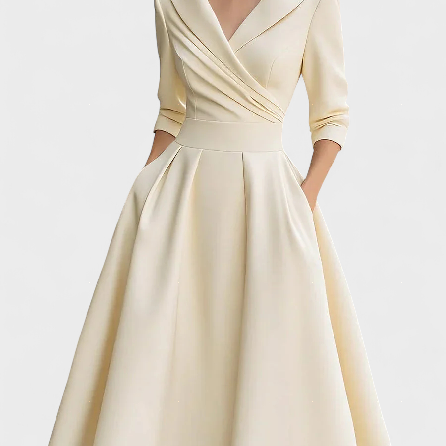 Petra | Elegantna Satenasta Obleka