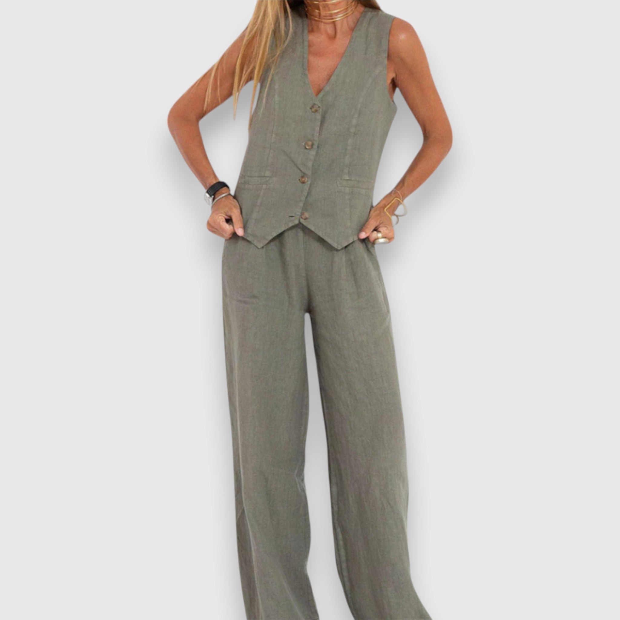 Poletni Dvodelni Set za Lahkotno Uživanje