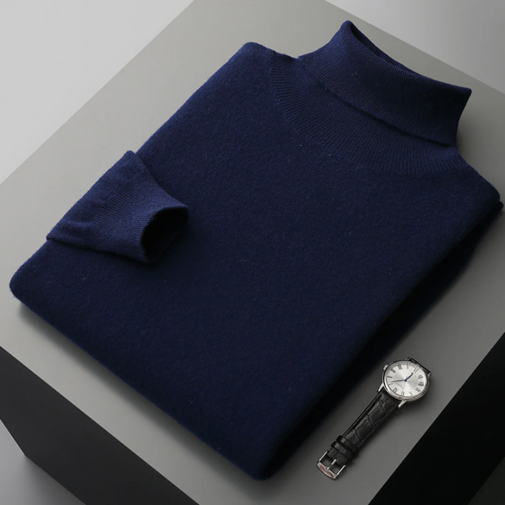 Cagliari Merino Volnena Majica s Turtleneckom