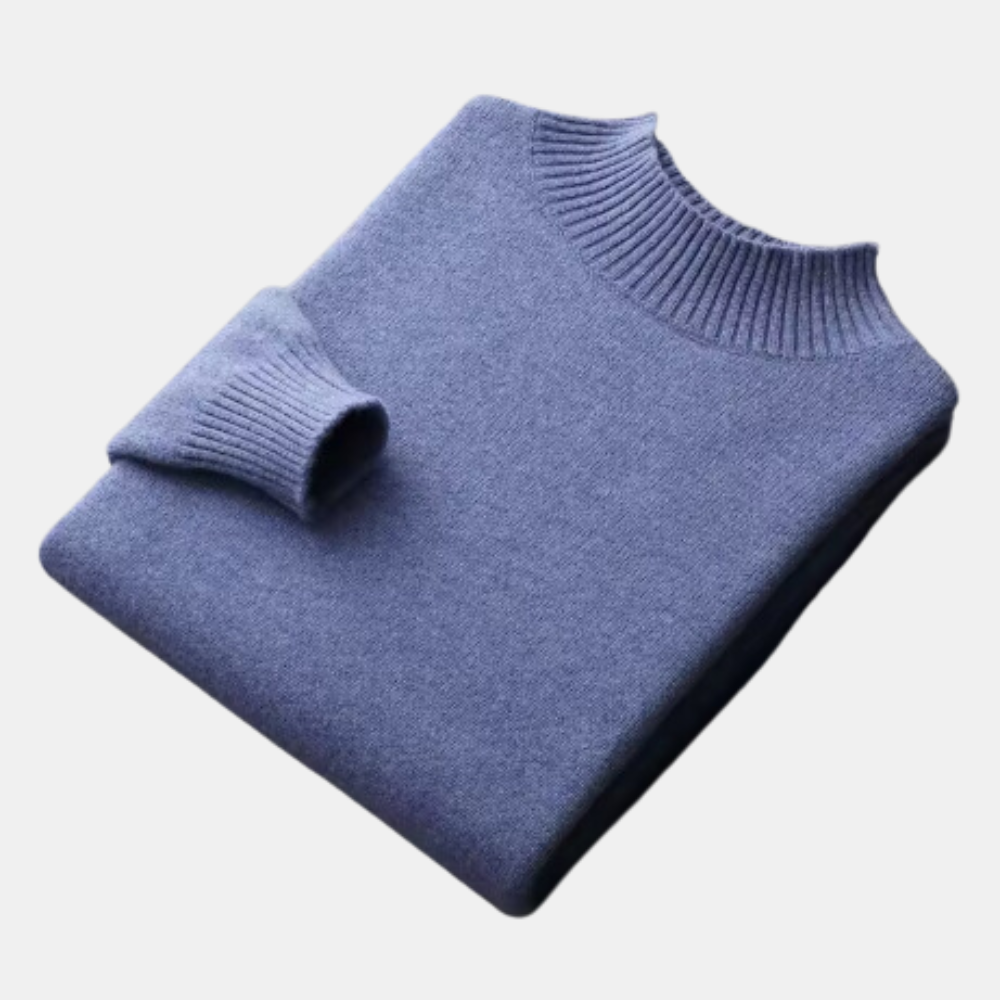 Pulover Mercurius s polovičnim ovratnikom iz volne