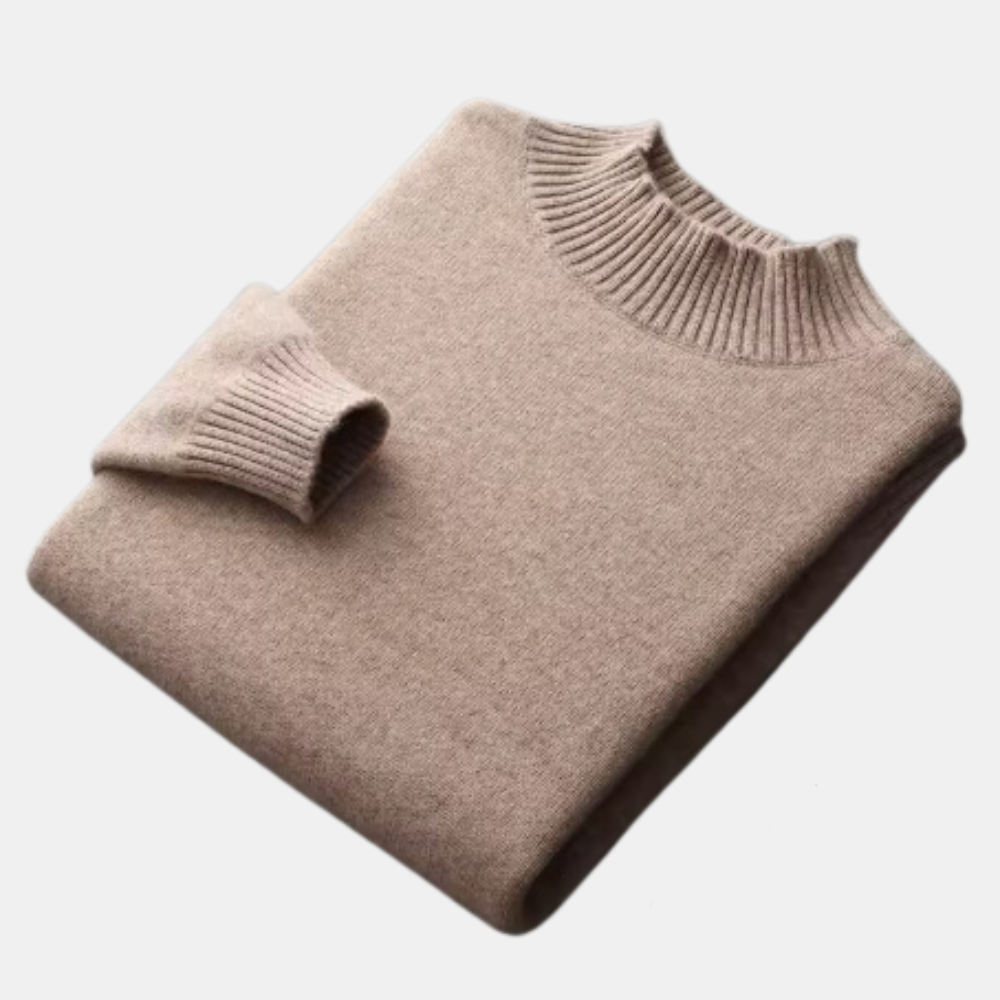 Pulover Mercurius s polovičnim ovratnikom iz volne