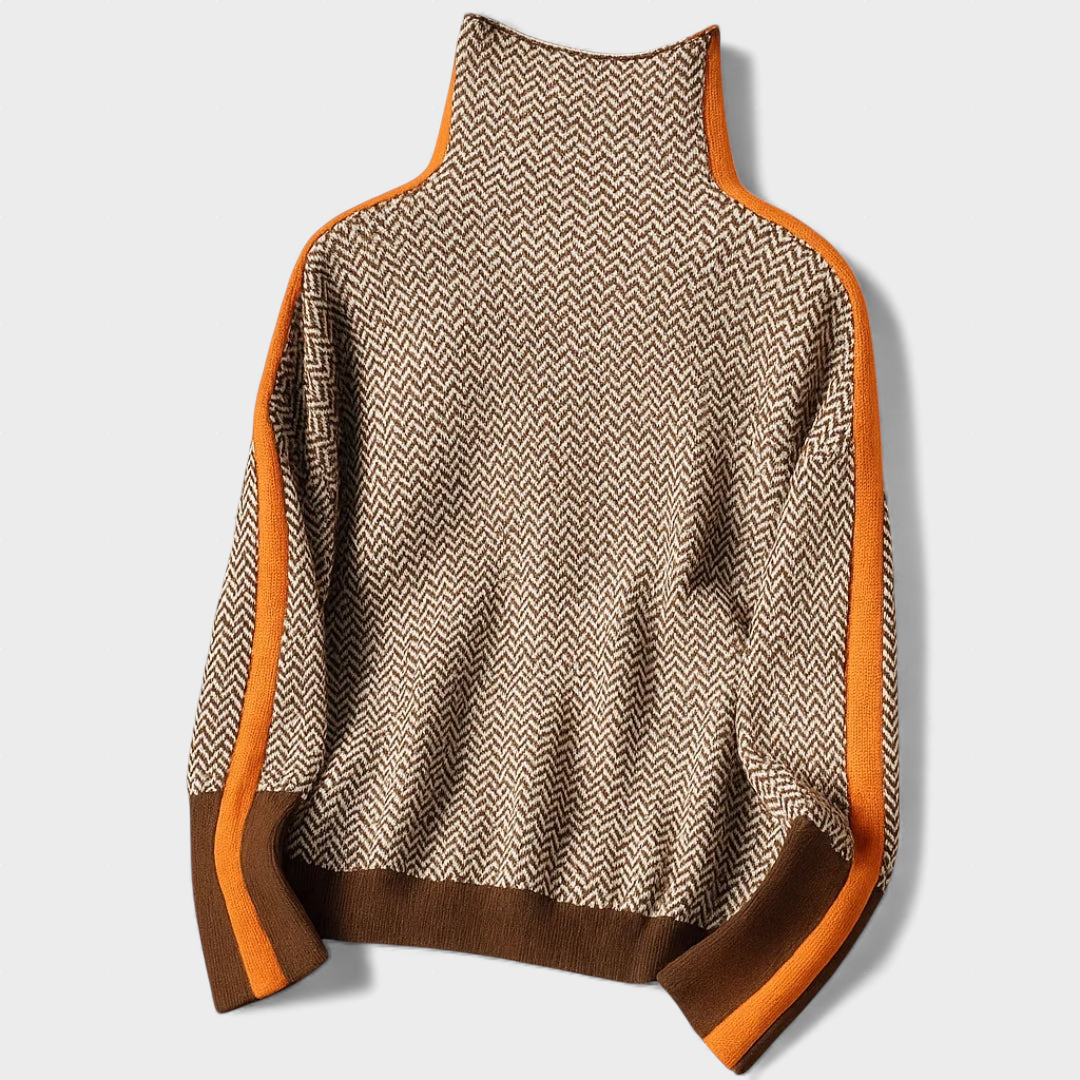 Katja | Pulover z visokim ovratnikom