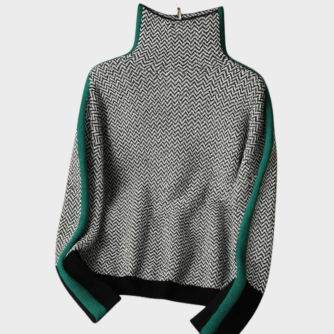 Katja | Pulover z visokim ovratnikom