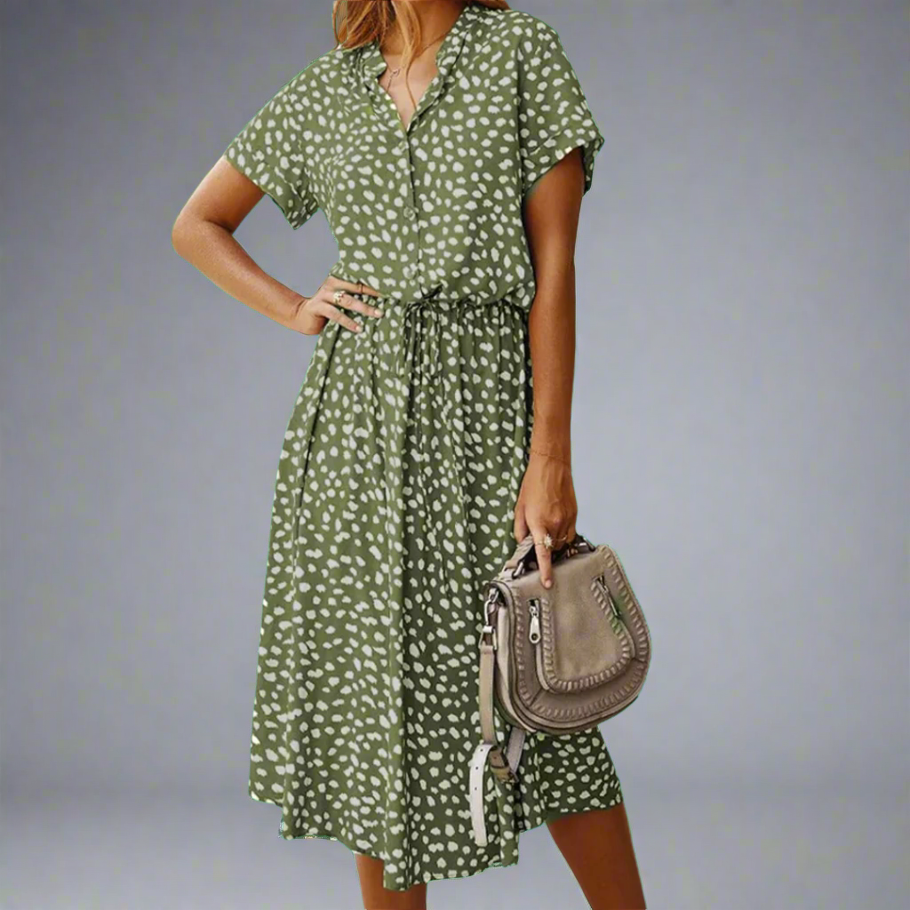 Poletna obleka iz vrhunskega materiala