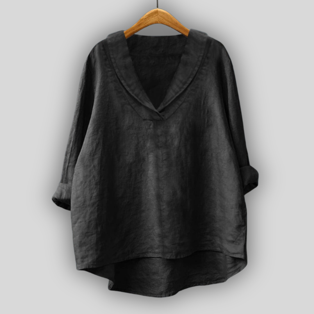 Linen Bluzica Zlata Aura