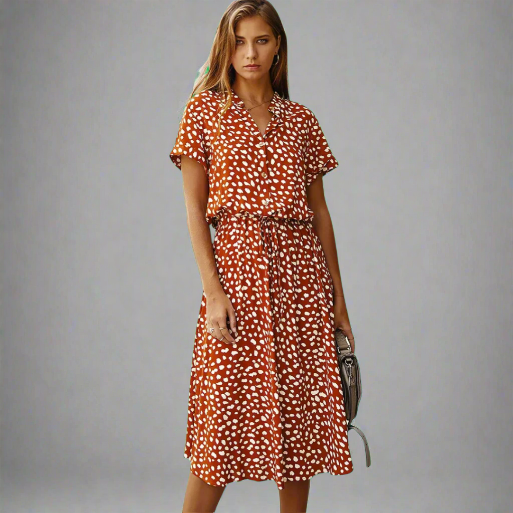 Poletna obleka iz vrhunskega materiala