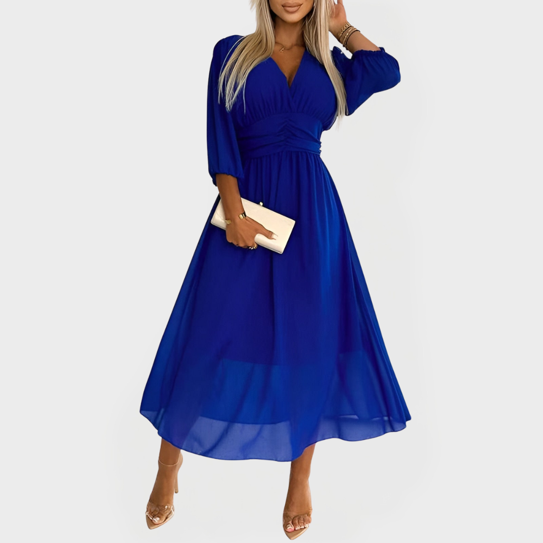 Elegantna Lahka Šifonska Obleka