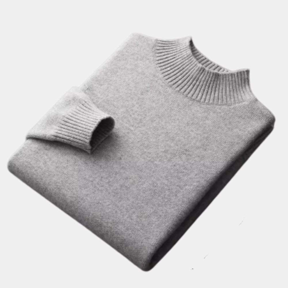 Pulover Mercurius s polovičnim ovratnikom iz volne