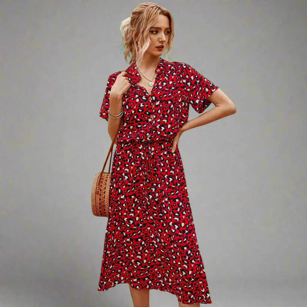 Poletna obleka iz vrhunskega materiala