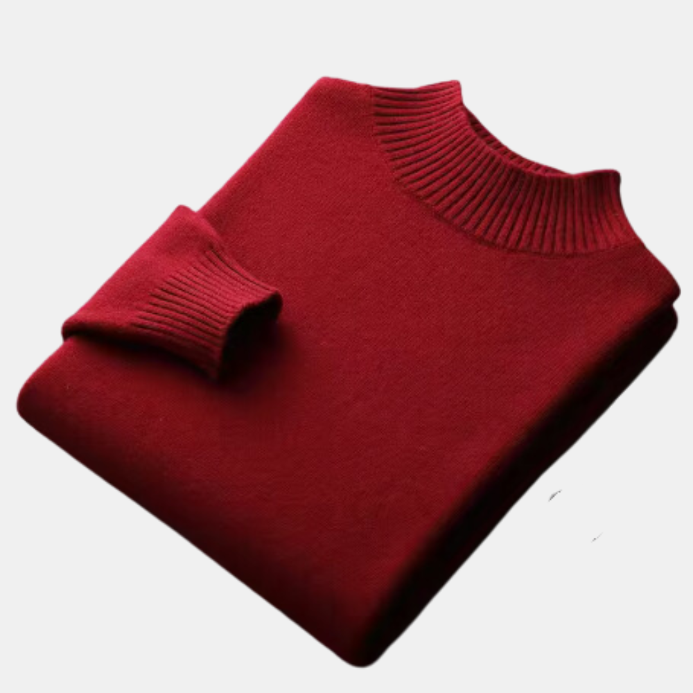 Pulover Mercurius s polovičnim ovratnikom iz volne