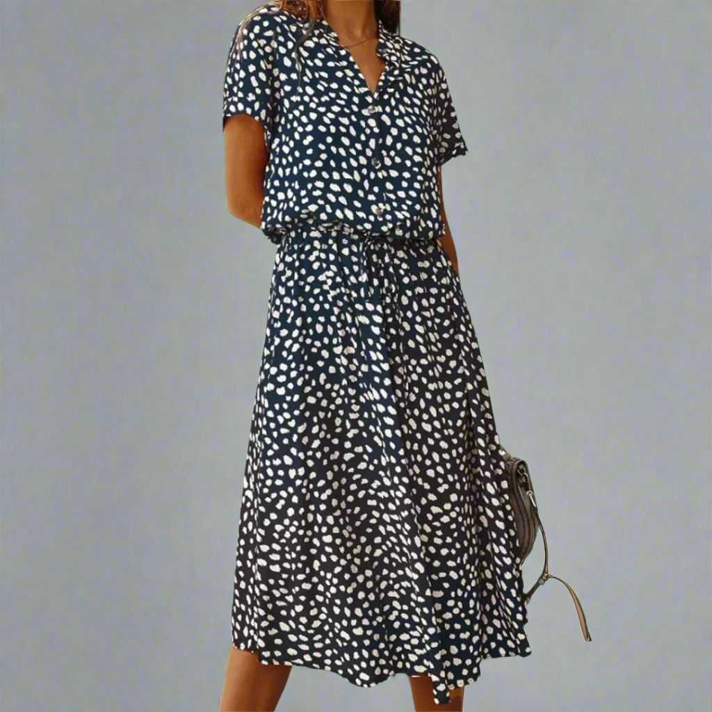 Poletna obleka iz vrhunskega materiala