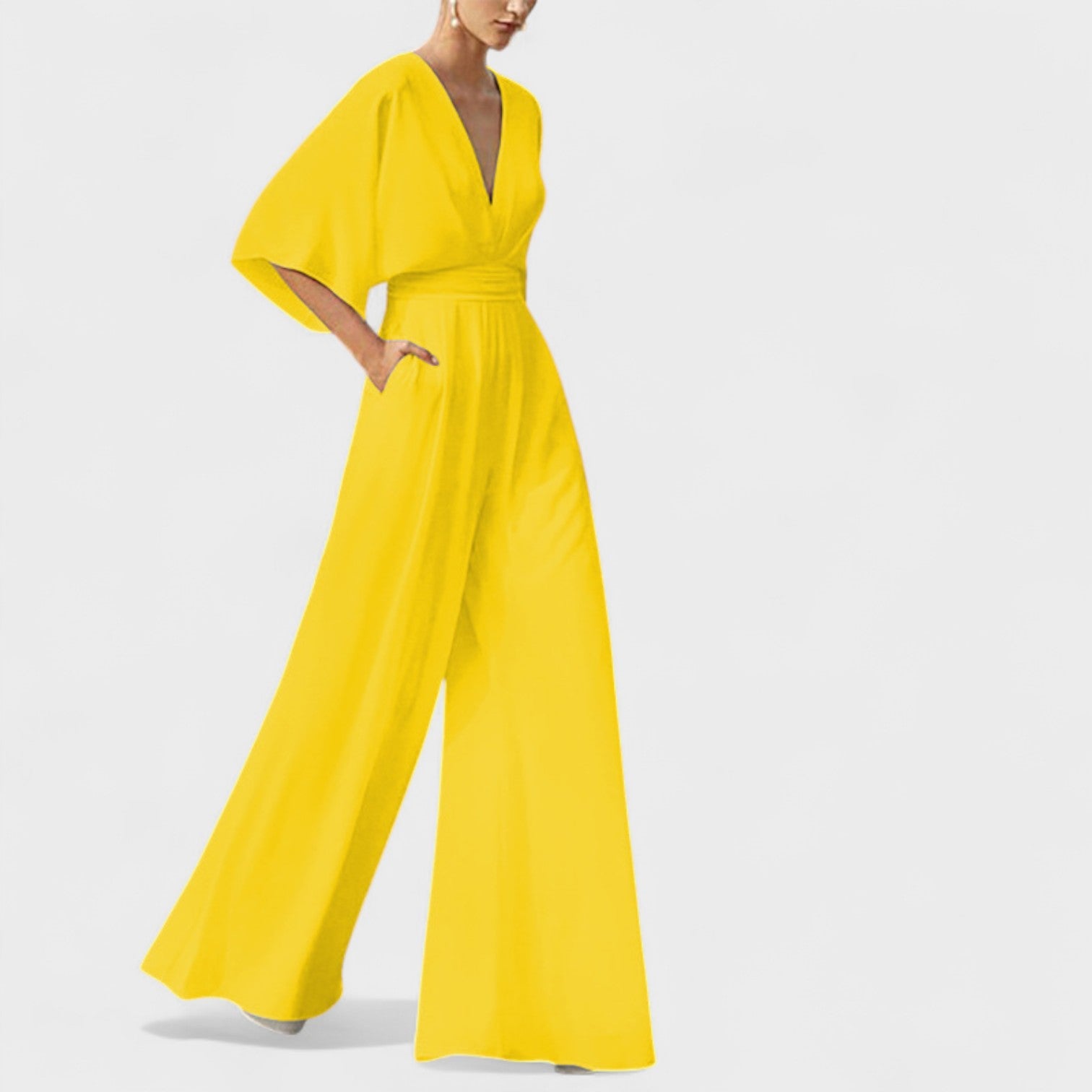 Joana - Eleganten Pomladni Jumpsuit