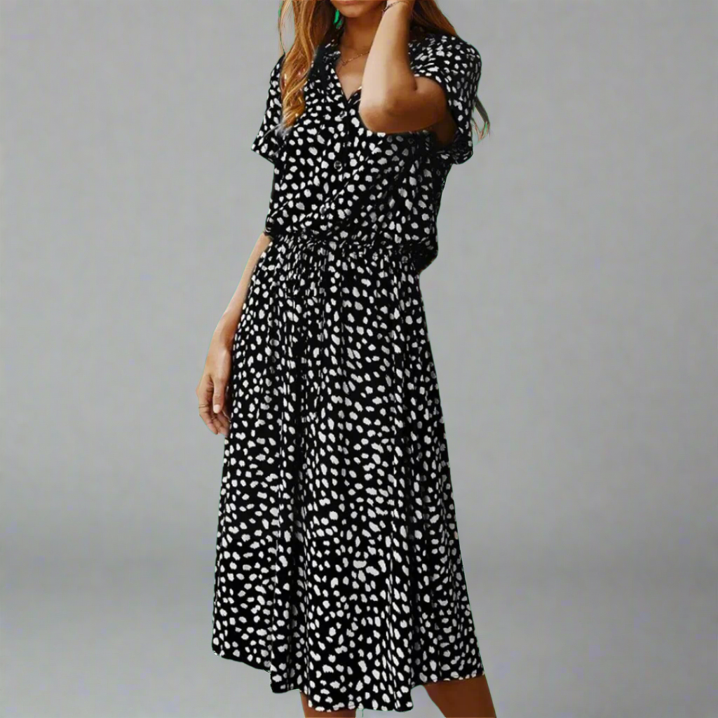 Poletna obleka iz vrhunskega materiala