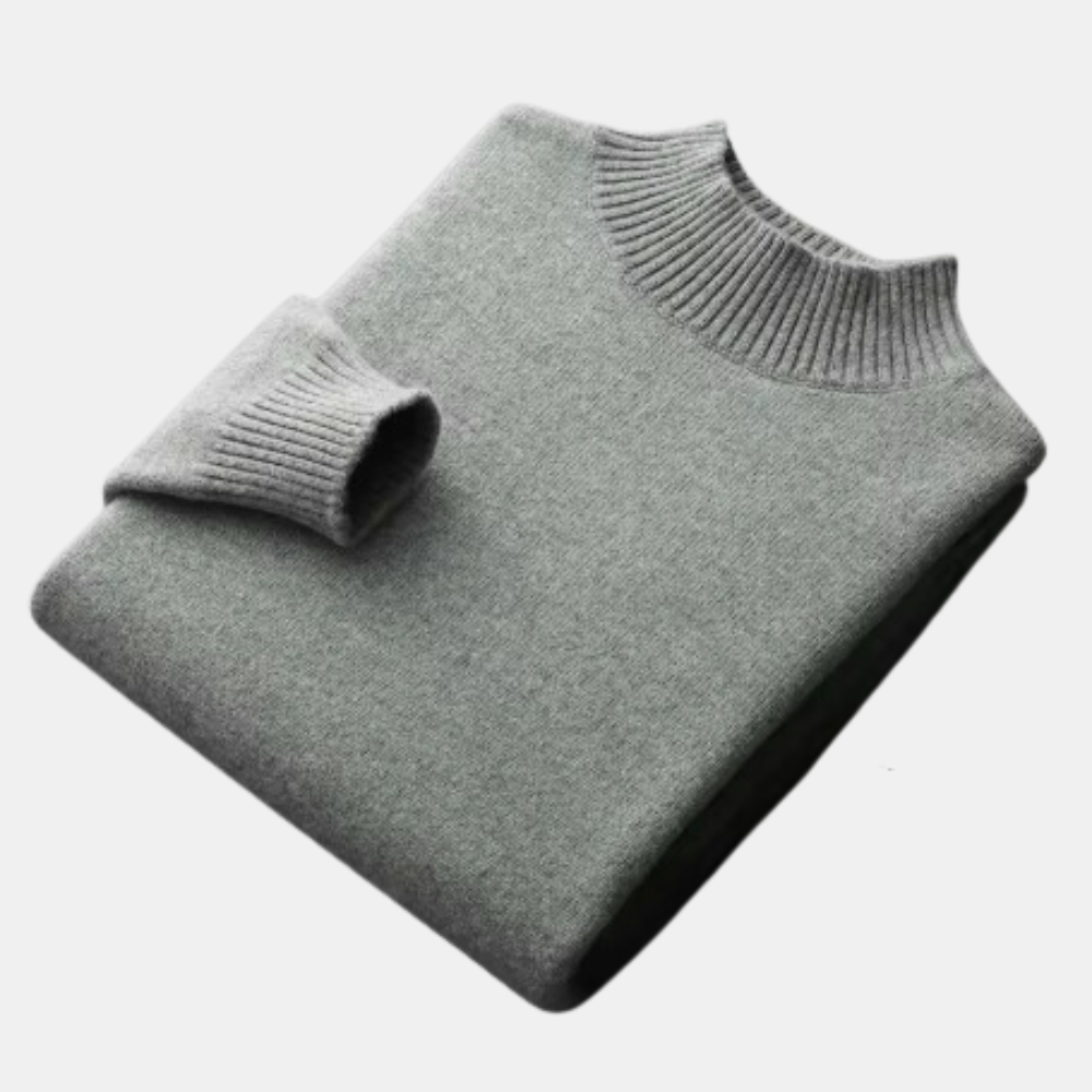 Pulover Mercurius s polovičnim ovratnikom iz volne