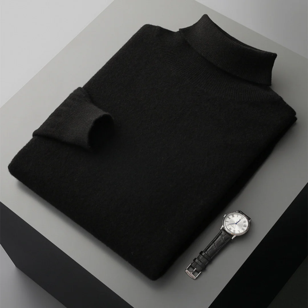 Cagliari Merino Volnena Majica s Turtleneckom