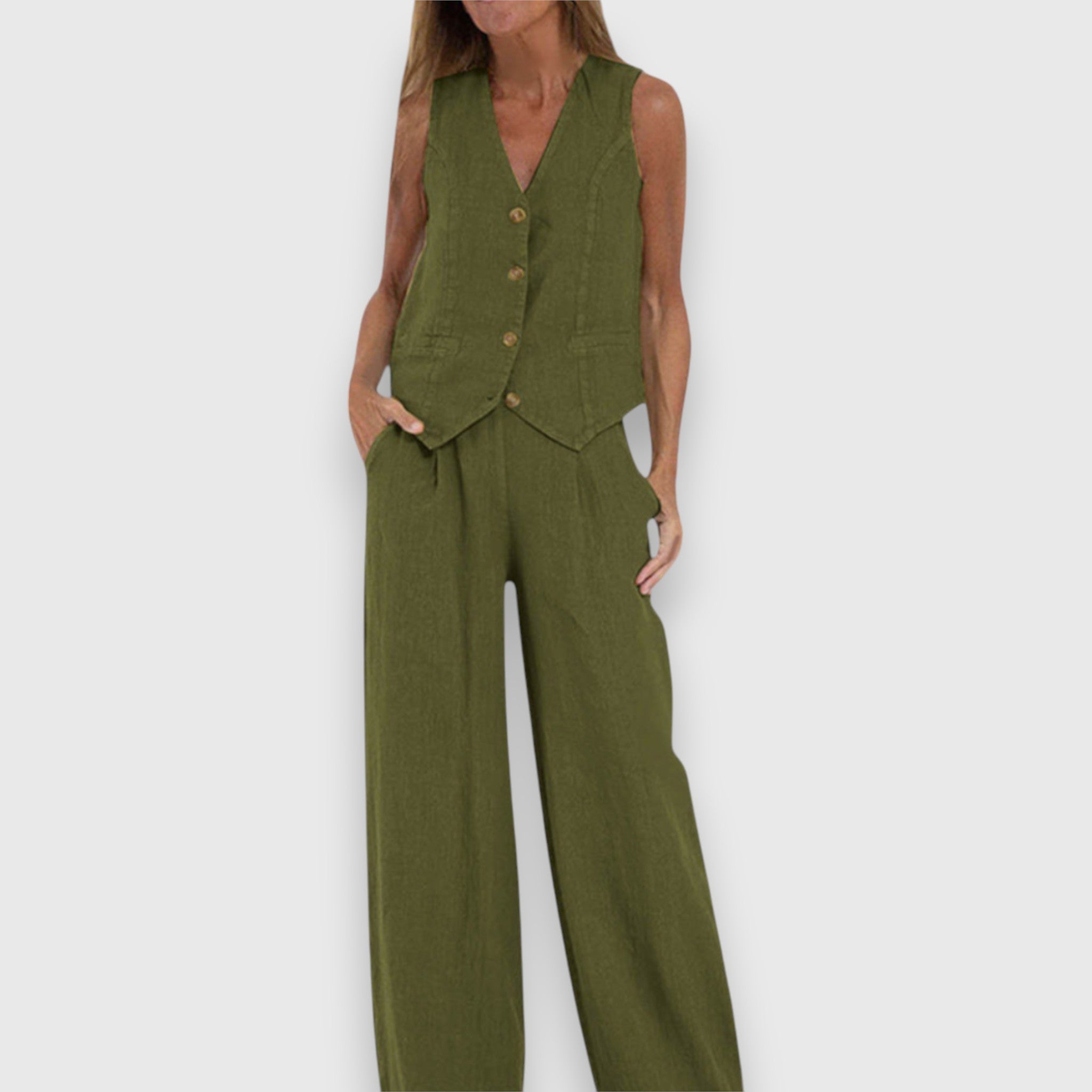 Poletni Dvodelni Set za Lahkotno Uživanje