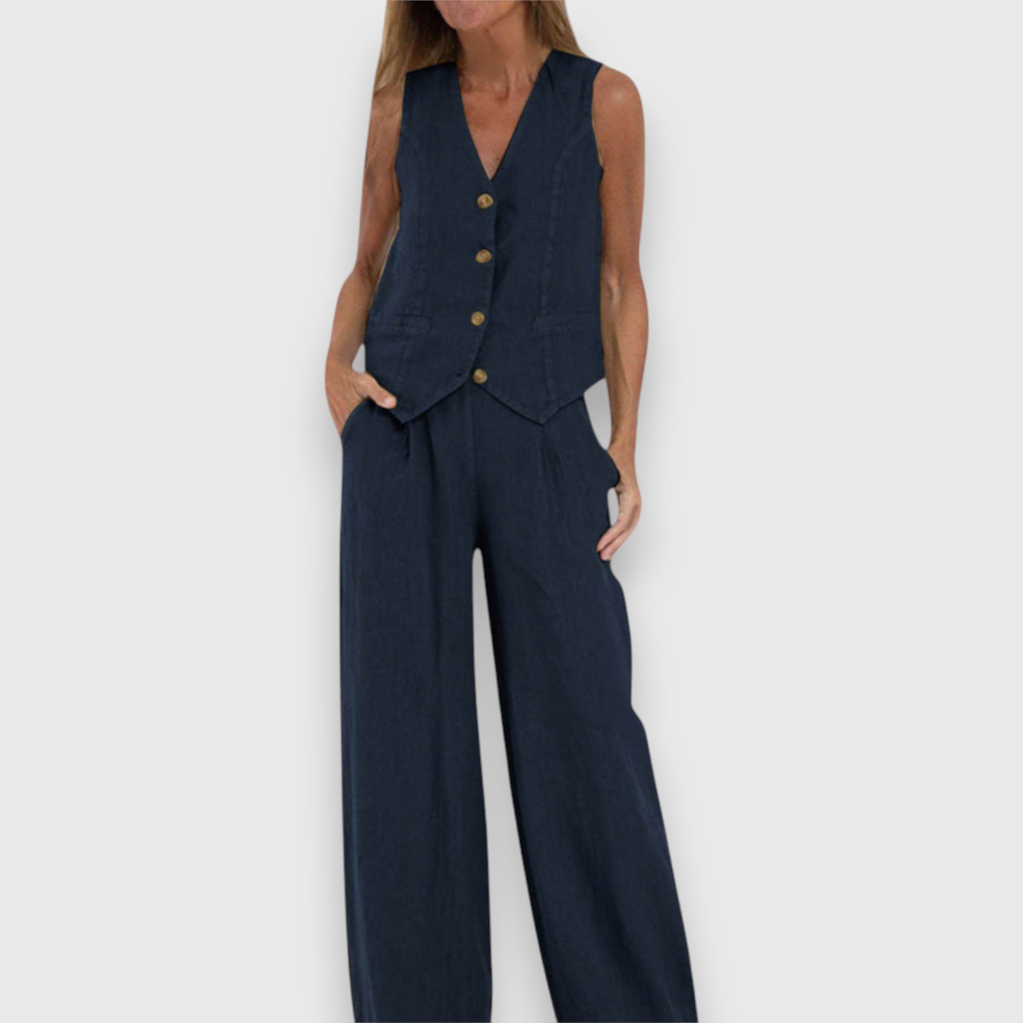 Poletni Dvodelni Set za Lahkotno Uživanje