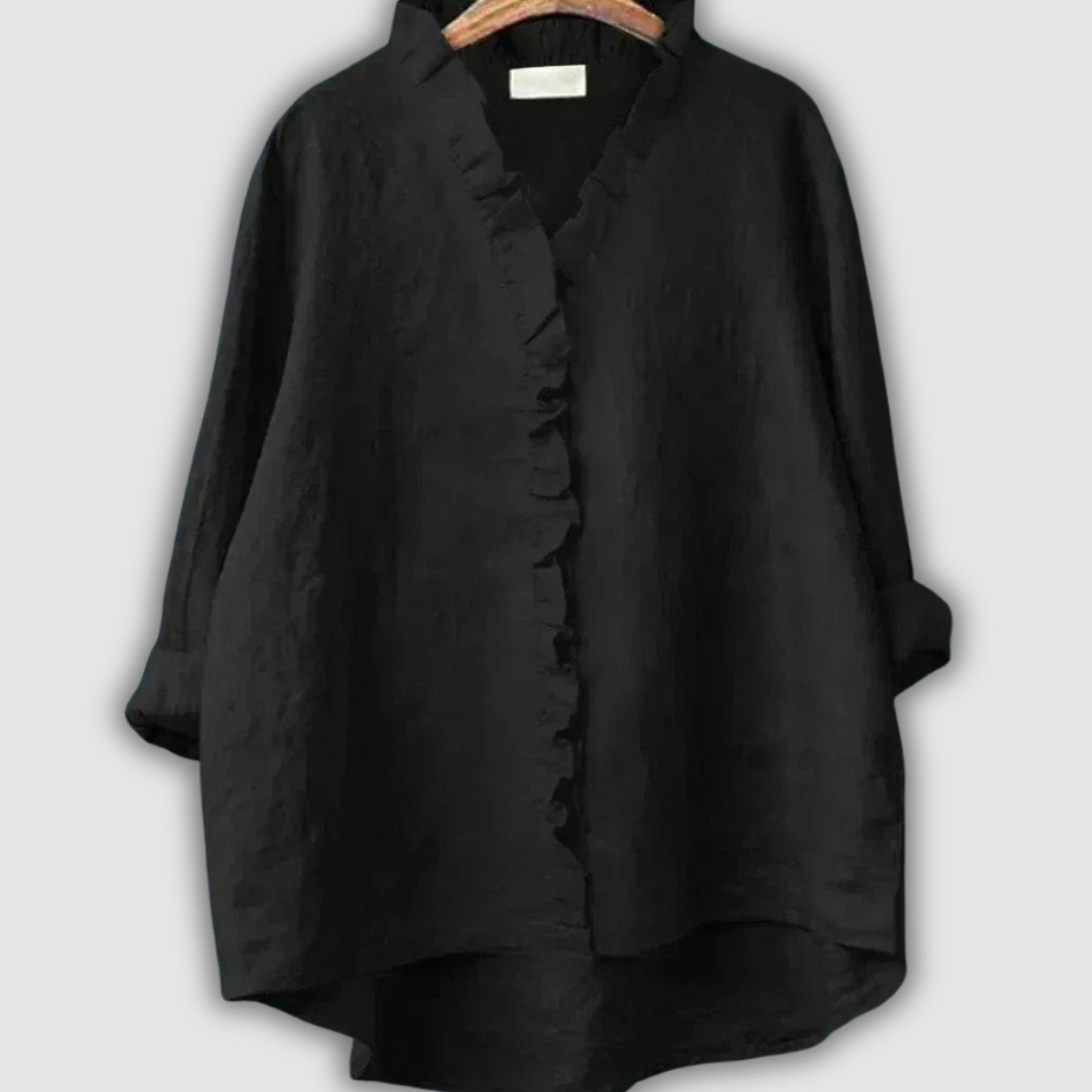 Linen Bluzica Kava Umirjenost