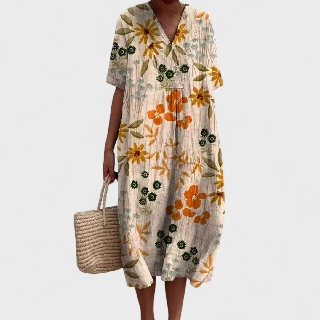 Lorena - Poletna obleka Barvita