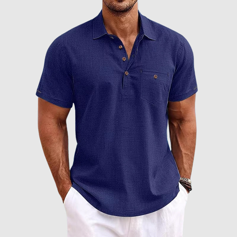 Linen Polo Majica