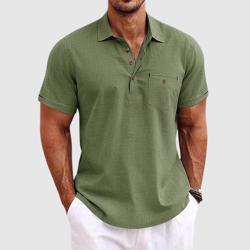 Linen Polo Majica