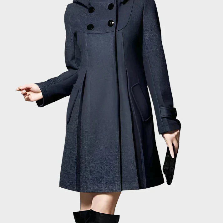 Saša - Elegantna plašč z gumbi