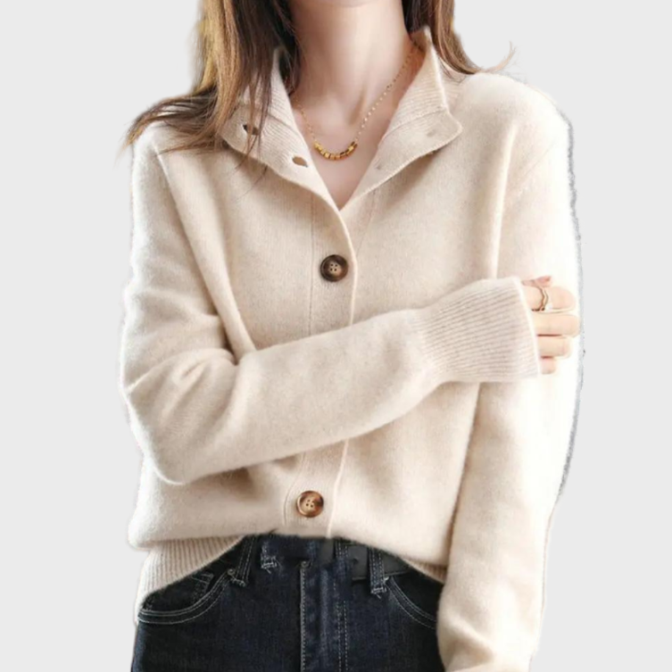 Elegantna – Udobna pletena jopica za vsakodnevno nošenje