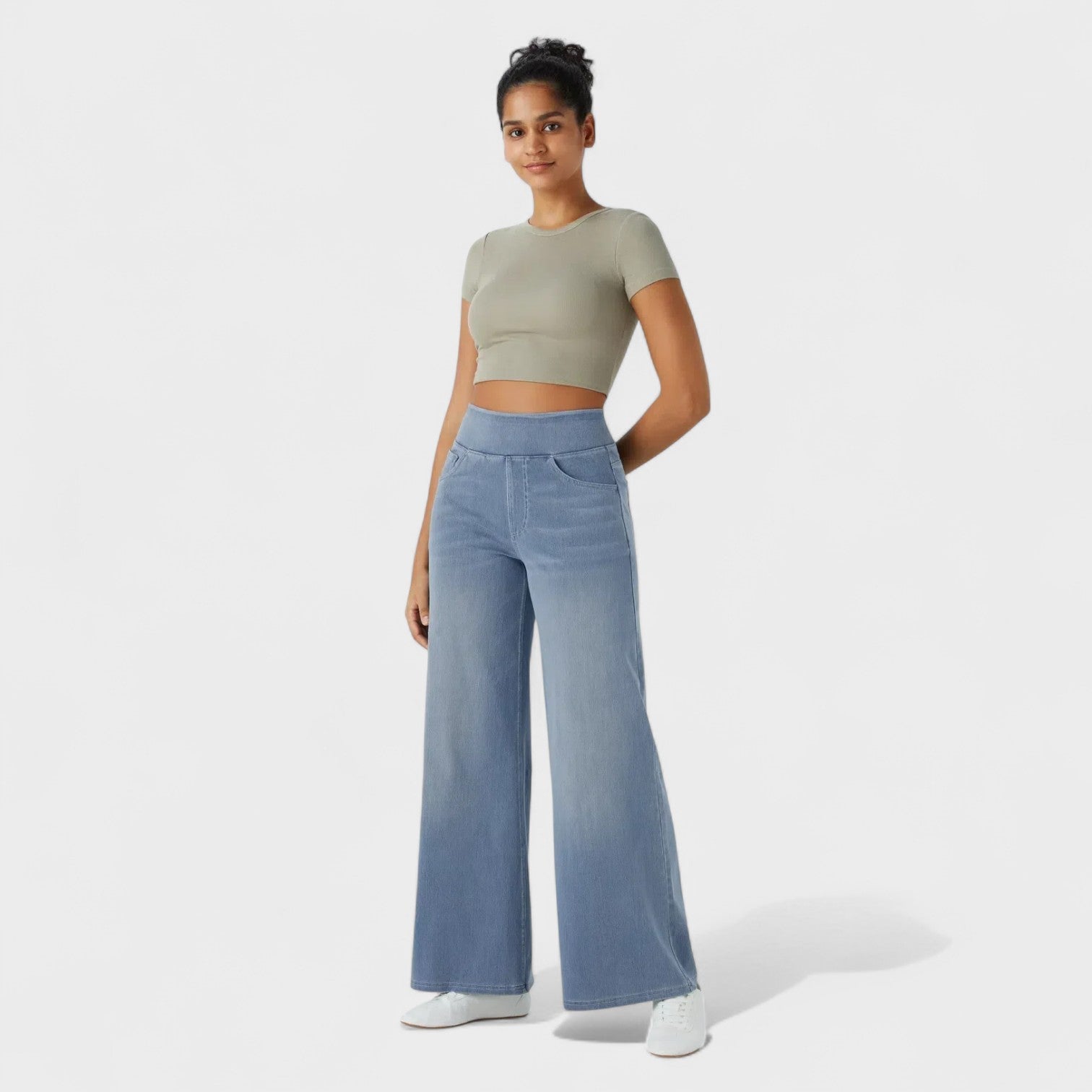 Štefanija - Široke traper hlače