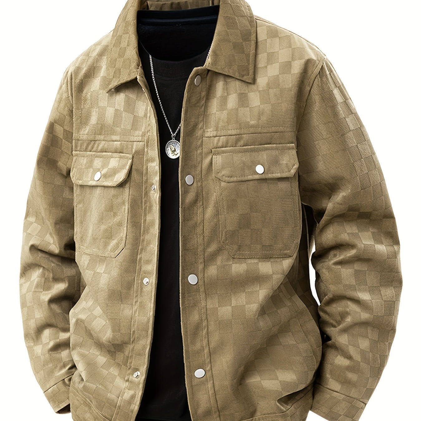 CALDERO™ | Jakna iz kariranega nubuka