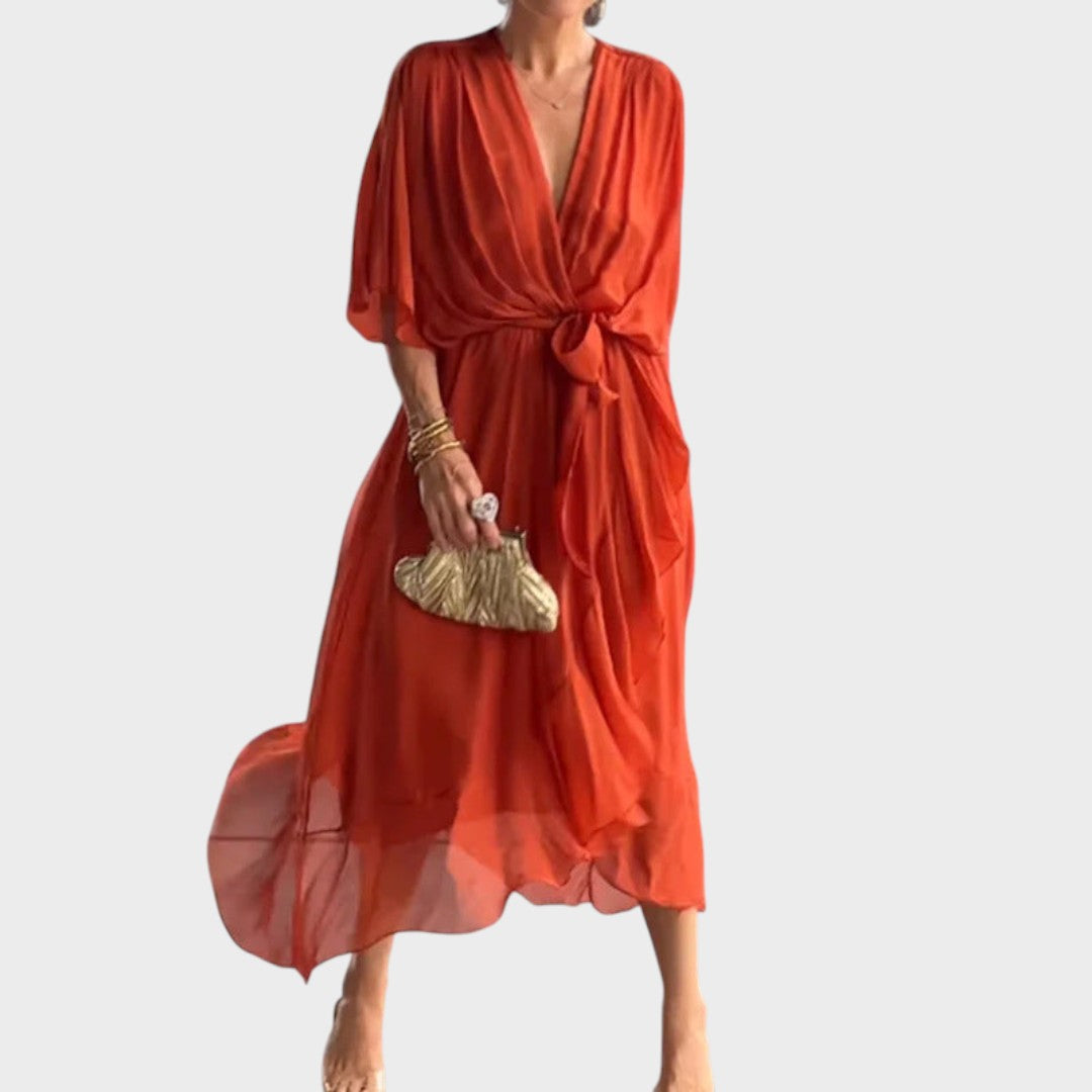 Martina - Elegantna Čipkasta Obleka