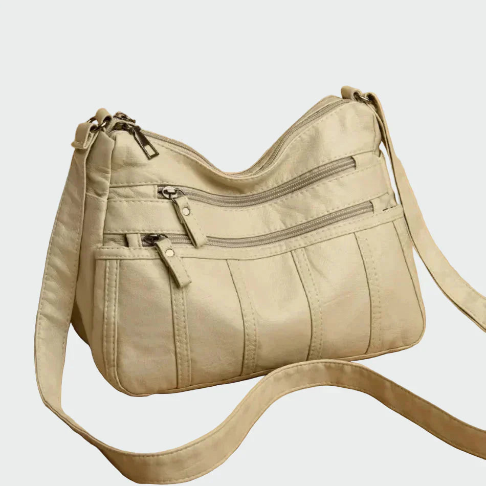 Mehka usnjena torba čez ramo