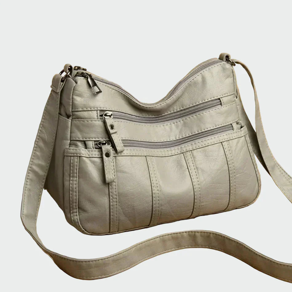 Mehka usnjena torba čez ramo