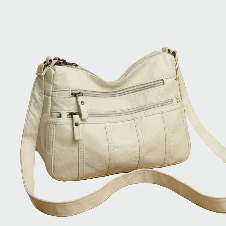 Mehka usnjena torba čez ramo